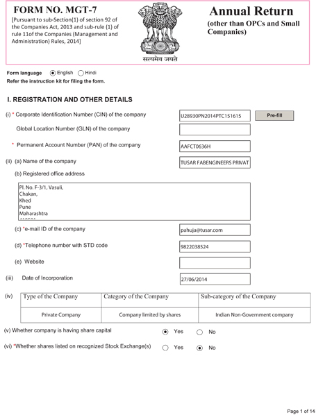 Report & Representation